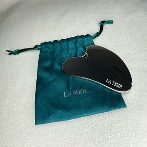 New La Mer Stainless Steel Gua Sha Facial Massage Sculting Tool.